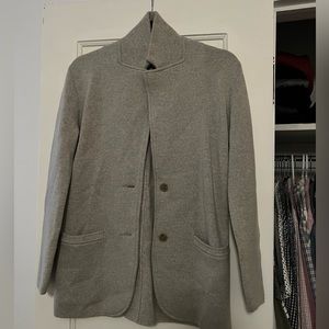 J crew gray sweater blazer size xxs